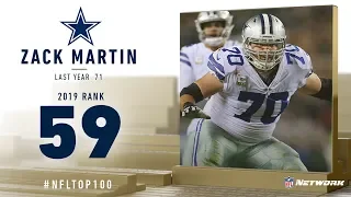 #59: Zack Martin (OG, Cowboys) | Top 100 Players of 2019 | NFL