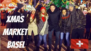 Zurich, Basel Switzerland, Christmas market walking tour 4K Charming Christmas markets Europe India