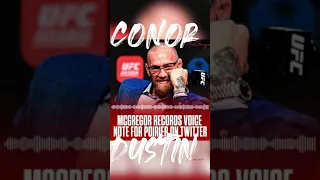 Conor McGregor calls Dustin Porier “Pea Head” Twitter Voice Note! 😂🔥💪🏾