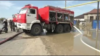 1,2 млн кубометров воды откачали в затопленных микрорайонах Кульсары