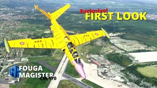 First Look: Fouga Magister CM170 by AzurPoly (MSFS)