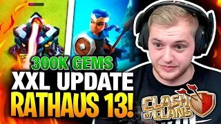 300.000 GEMS für das NEUE RATHAUS?! 😳💶 | Neue CoC Season Maxed?!