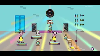 NAMPA 80'S DISCO AEROBICS! 😂😅💥 | Dance and sing along for preschoolers❤️#kidsmusic  #kidsdance