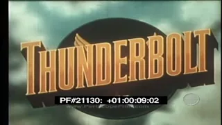 "THUNDERBOLT" WWII AIR COMBAT DOCUMENTARY   ITALIAN CAMPAIGN  12th AIR FORCE  COLOR VERSION 21130