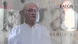 visit of Simon Winston, Holocaust survivor at Kigali Genocide Memorial