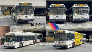 New Jersey Transit Bus Compilation at Journal Square Transportation Center #2