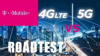 T-Mobile 5G VS 4G LTE Road Speed Test