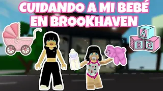 CUIDANDO A MI BEBÉ EN BROOKHAVEN 🍼🧸 || jimena HR