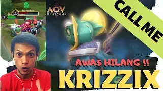 KRIZZIX Support Baru AOV - HILANG SEKEJAP