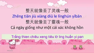 Học hát có phiên âm bồi Bài hát tiếng Trung 没有你陪伴真的好孤单 Không có anh ở bên thực sự rất cô đơn