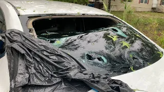 Homeowners talk about aftermath of large hailstorm in Orange Beach