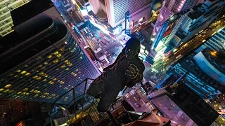 CRANE CLIMB over Times Square: 250 METERS above NYC