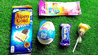 New Unpacking Chocolate Alpen Gold OREO, dessert with a gift, Lollipops / Satisfying video.