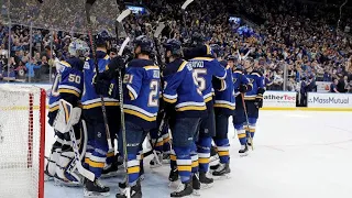 Busch Stadium Game 7 watch party Crowd Reaction to Blues Stanley Cup Champions!