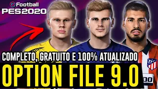 PES 2020 OPTION FILE 9.0 COMPLETO, JANELA DE TRANSFERÊNCIAS, KITS 20/21, TODOS OS TIMES ATUALIZADOS!