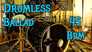 Drumless Ballad Backing Track with Guitar Solo 45 bpm