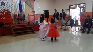 Cute baby girls dancing in Nepali song | Nepali wedding | Pokhara