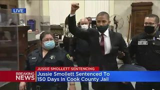 Jussie Smollett yells, 'I am not suicidal,' as he is taken away to serve his jail sentence