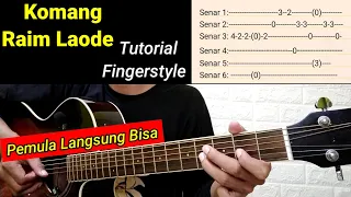 (Tutorial Fingerstyle) Komang - Raim Laode | Viral Tiktok | Pemula Langsung Bisa