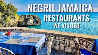 NEGRIL, JAMAICA Restaurants We Visited - Part 2 [4K]