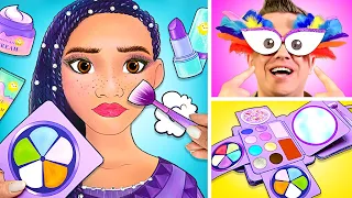 Making Beauty Box For Paper Doll Asha | COOL DIY & Paper Crafts by Imagine PlayWorld