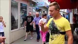 Украинец пьет мочу за 2000 гривен. Героям слава