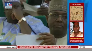 Abdulrazak Namdas Speaks On The Adoption Of CONFAB Report