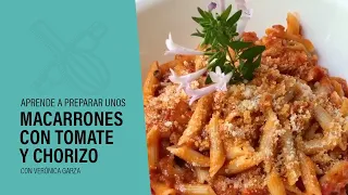 Macarrones Con Tomate y Chorizo