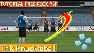 Tutorial menendang knuckleball | PES 2018 | PPSSPP Android
