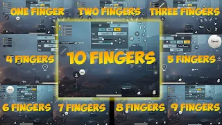 ALL Finger Claw! 🤯 One Finger VS 10 Finger HANDCAM Gameplay! iPad 6th Generation | PUBG MOBILE