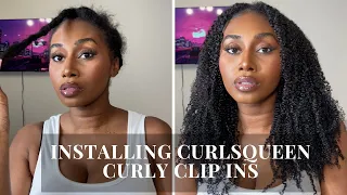 The BEST Curly Hair Extensions for 4a/4b Coils Ft. Curls Queen