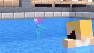 Перевод от TrololowkaTV(Swim School (Minecraft Machinima))Дубляж