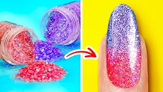 COOL BEAUTY AND MAKE UP HACKS || Genius Girly Tricks By 123 GO! GOLD