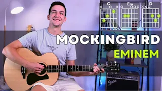 How to play Mockingbird (Eminem) | EASY Guitar Lesson with Chords