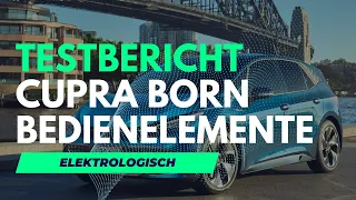 Bedienelemente und Infotainment im CUPRA BORN in 4K @CUPRAOfficial