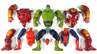 Assemble Marvel Toys, Hulk Buster, Hulk Smash, Spider-Man Avengers