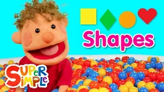 Super Duper Ball Pit | Learn The Shapes: Square, Diamond, Circle, & Heart