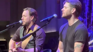 Jensen Ackles and Steve Carlson Radio Company Live Different Town Nashville TN