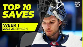 Топ-10 сэйвов 1-й недели сезона 2022-23 в НХЛ / Top 10 Saves from Week 1