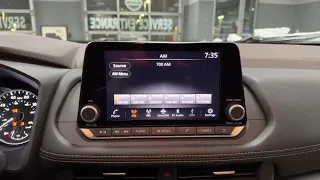 How to set AM, FM and SiriusXM Radio Presets in your Nissan