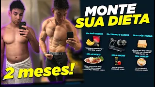 Como montar a Própria dieta Para PERDER GORDURA e Barriga! 🔥 Passo a passo e Cardápios