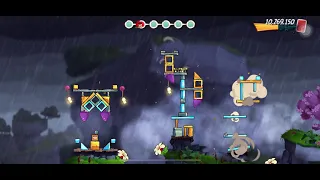 Angry birds 2 - daily challenge Sunday completed with bubble (room 4-5-6) 12/12/2021