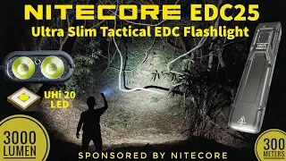 Nitecore EDC25 Tactical Flashlight Review & Comparison with EDC27