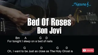 Bon Jovi - Bed Of Roses Guitar Chords Lyrics