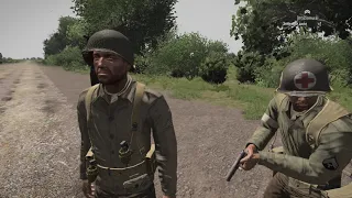 Работа санитаров-трупосборщиков в Нормандии. [Red Bear Iron Front ArmA 3]