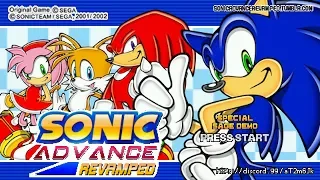 Sonic Advance Revamp Demo (Sage 2017) || Walkthrough (720p/60fps)