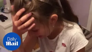 'Is this cat ours?' Girl overwhelmed after discovering new kitten