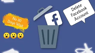 How to Delete Facebook Account Without Waiting for 30 Days | One Click Delete |