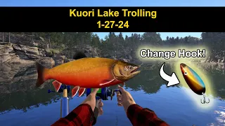 Russian Fishing 4, Kuori Lake Trolling 1-27-24