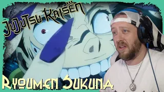 Non-Anime Fan reacts to JUJUTSU KAISEN | S1E1 Ryoumen Sukuna Reaction | Gross... cool.